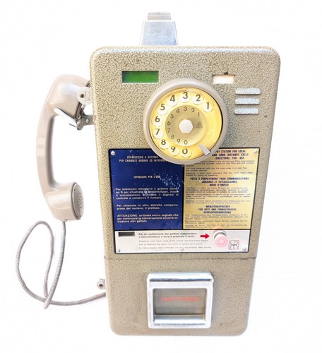 Telefono gettoni gettoniera - telefono, a
