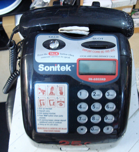Funzionante telefono a - -,